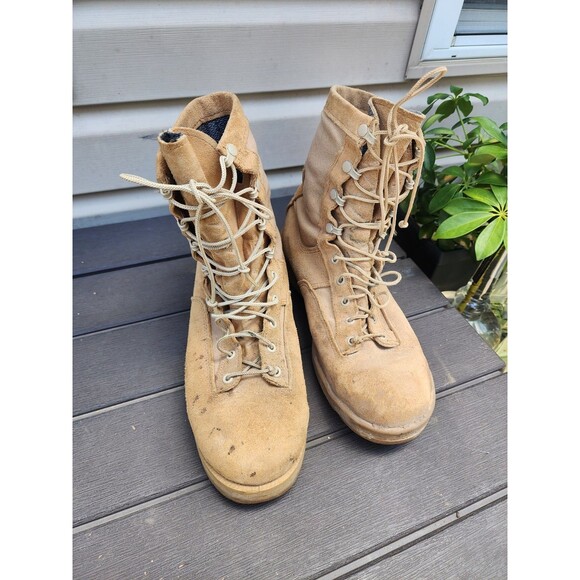 Belleville U.S Army Waterproof Gore-Tex Combat Boots 10.5 Wide Men Vibram Soles main image 9